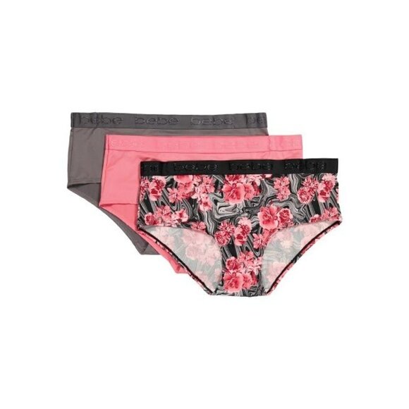 BEBE Plus 3pk Tag Free Micro Hipster Panties Size 2X - Picture 1 of 6